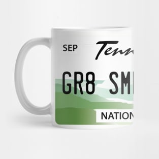 Great Smoky Mountains - TN License Plate Mug